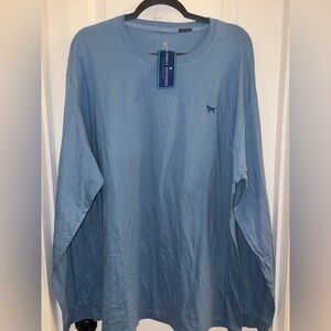Simply Southern Men's Long-Sleeve Crew Neck Shirt - Light Blue